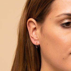 Mejuri Small Hoops 14k Gold